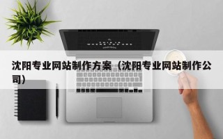 上杭沈阳专业网站制作方案（沈阳专业网站制作公司）
